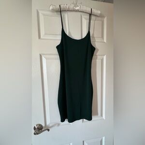 Green dress size M, fits size S and M